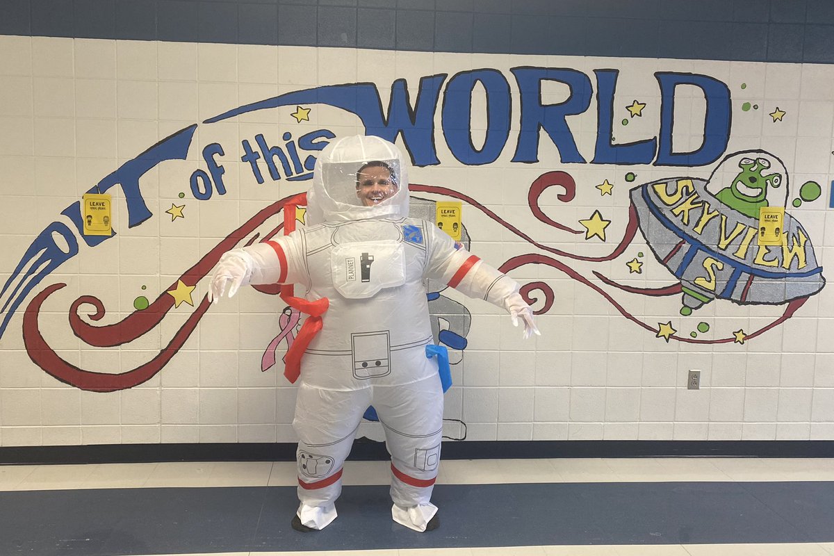 This guy is more than OUT OF THIS WORLD!! Mr. Tolliver is an amazing counselor that loves and supports our Rockets every day! Thanks for all you do and for being so FUN!! #🚀pride #NSCW21