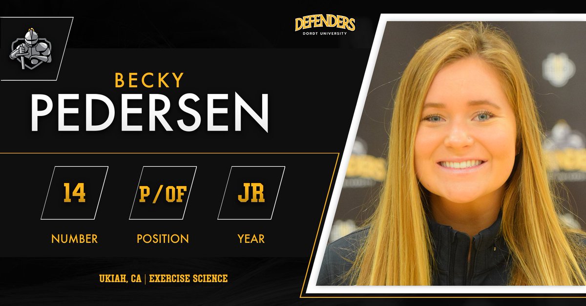 dordtdefenders's tweet photo. 🚨 STUDENT-ATHLETE SPOTLIGHT 🚨

Becky Pedersen (Junior)
Ukiah, CA

@dordtsoftball https://t.co/RkjnSUSmJ3