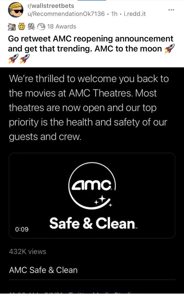 stockfreaksinc's tweet image. $AMC Balls Of STEEL bought the happy hour......
TO THE MOON🚀🚀🚀🚀