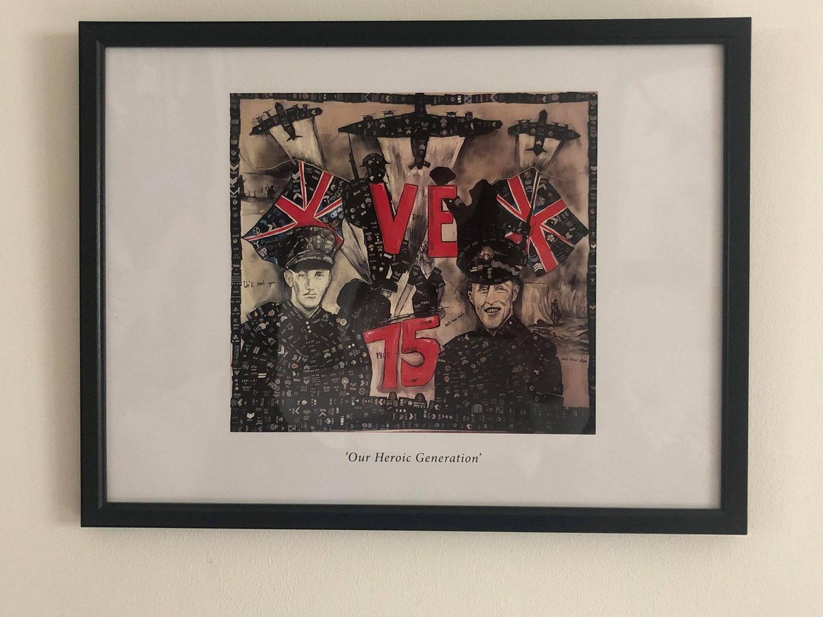 Such sad news about the loss of Capt Sir Tom Moore. He was an inspiration to us all and epitomised public service!
Glad that <a href="/SamBailey456/">Sam Bailey</a> was able to honour him as part of the <a href="/AddShoulders/">Just Add Shoulders</a> collection
Original artwork displayed at N’pton General Hosp 
<a href="/bbc5live/">BBC Radio 5 Live</a>