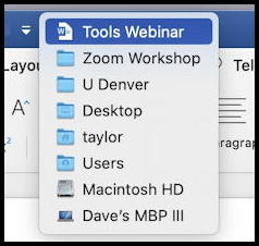 DaveTaylor's tweet image. Have you been ignoring the Quick Access Toolbar in Microsoft Word on your Mac? Don&apos;t do that! Here&apos;s how to customize it for YOUR workflow and document creation and editing needs: askdavetaylor.com/how-to-customi… #word #msword #toolbars #uiux