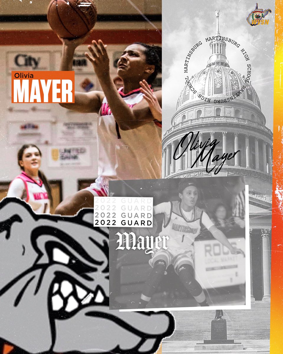 With the season approaching keep an eye out for Martinsburg guard Olivia Mayer. Olivia is a very good shooter and an extremely tough defender. She will be a huge piece for the Bulldogs run back to Charleston.