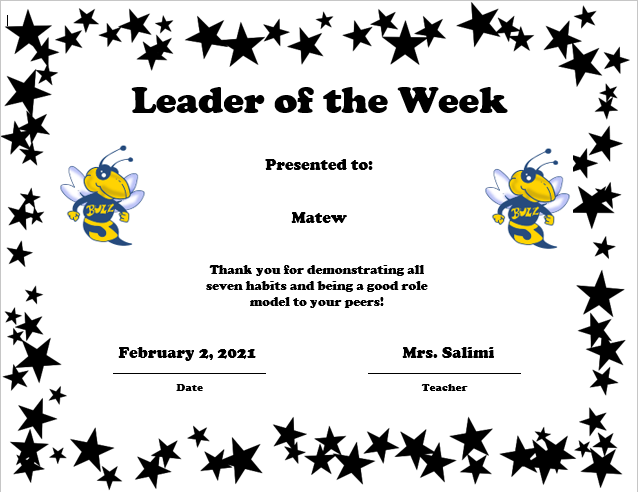 KatherineSalimi's tweet photo. Congratulations to Matew, our new Leader of the Week! https://t.co/75BFwddWZm