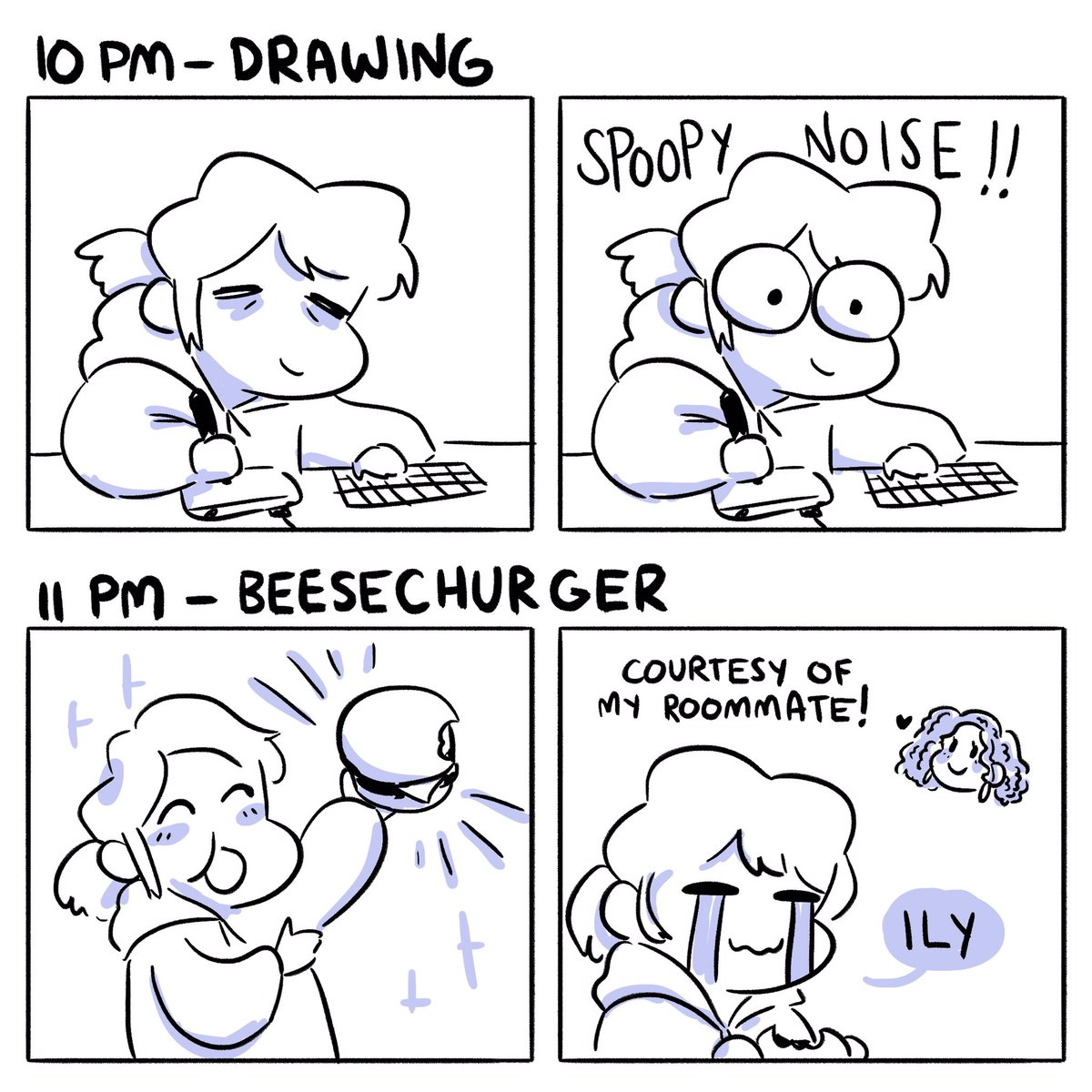Happy Hourly Comic day! (2/2) #hourlycomicday2021 