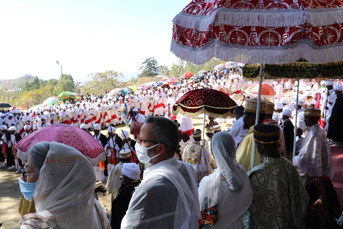 RemiMarechaux's tweet photo. 1. Visiting #Lalibela over #Timkat celebrations was an enriching personnal experience and a much valuable opportunity to hear from the local actors and communities. France will deliver on its promises and undertake preservation and restauration of the #Lalibela churches. https://t.co/Kcv1YEbZOp