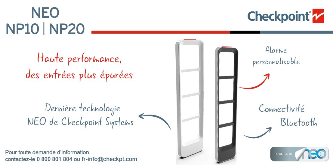 Avec une performance unique &amp; champs de détection plus important, les NP10/NP20 équipées de notre électronique sans fil NEO, permettent de↘️le nombre d’antennes en PDV.
🙋 Améliorez l'expérience client grâce à des entrées plus aérées avec des antennes contemporaines et modernes✨