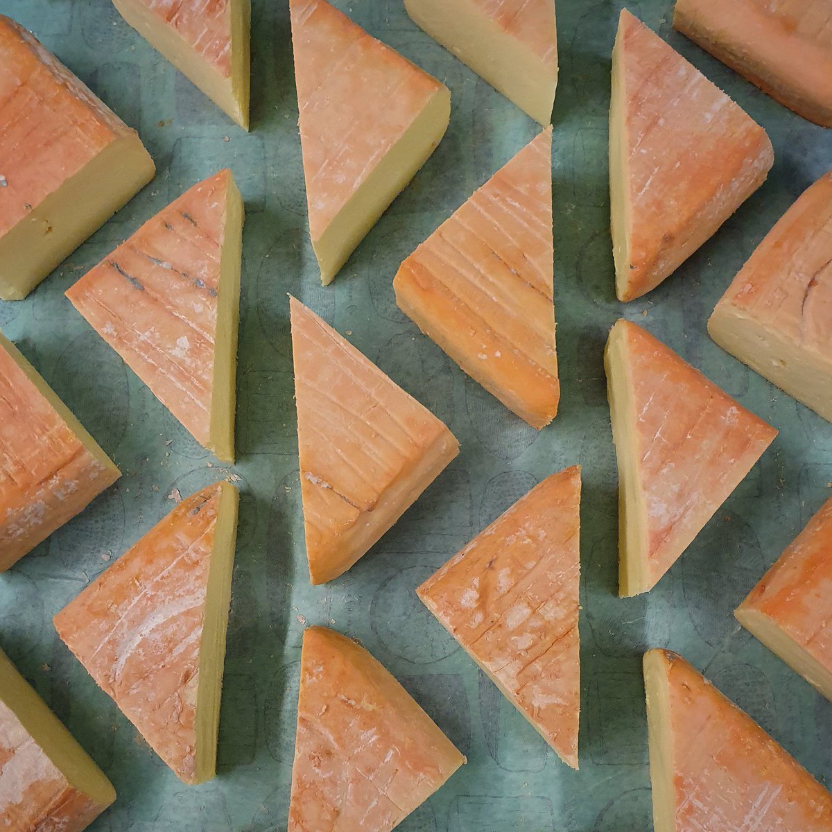 finecheeseco's tweet image. Rows and rows of Taleggio 🧀🤤