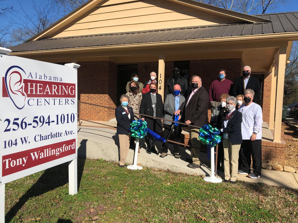 MTLakesChamber's tweet photo. Today, we had the honor of welcoming another new business to the community by celebrating with a ribbon-cutting. Congratulations Tony Wallingsford and staff from Alabama Hearing Centers we are wishing you all the very best in business! #JacksonUp https://t.co/sAy0Sx9Y48