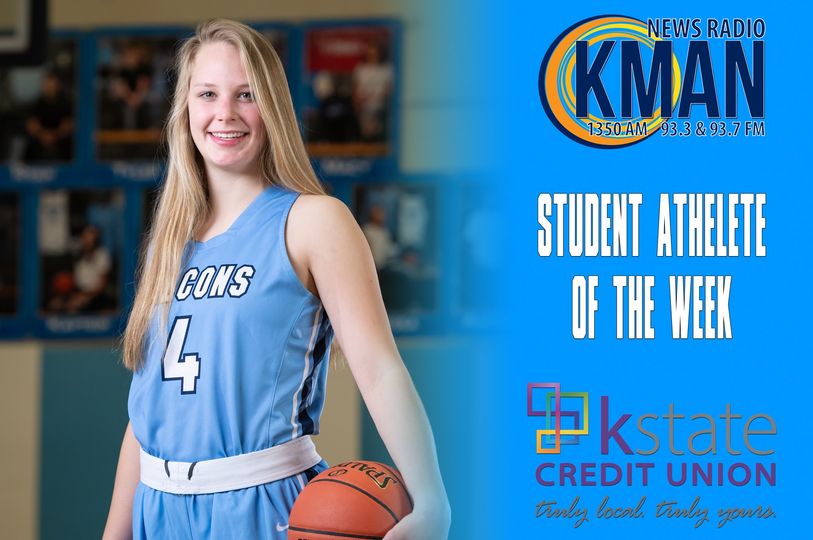 RileyCounty_HS's tweet photo. Congratulations to Jessi Brummett @jessib_4 on receiving KMAN Student Athlete of the week! See the post attached below. 

https://t.co/8Lou3rCSeq https://t.co/BXMYQOMPYZ
