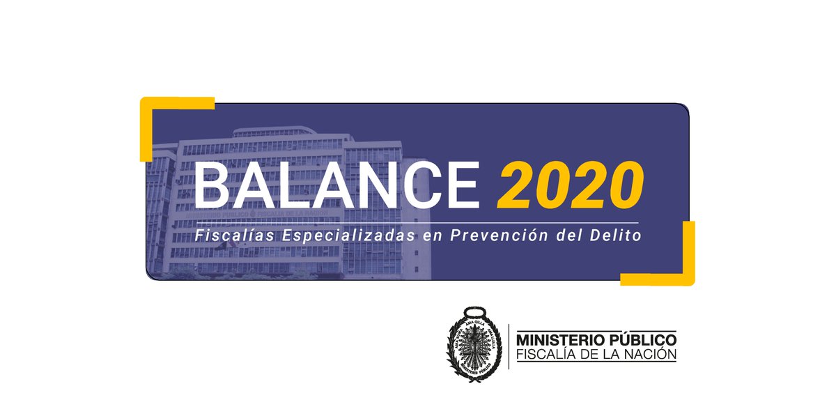 FiscaliaPeru's tweet photo. #Balance2020 | Siguiendo con la política de transparencia y rendición de cuentas del Ministerio Público, presentamos los logros, operativos y medidas complementarias 2020 de la Coordinación de las Fiscalías Especializadas en #PrevencióndelDelito. 
Video👉https://t.co/h2x8N1SgtN https://t.co/N6YLaUzv46