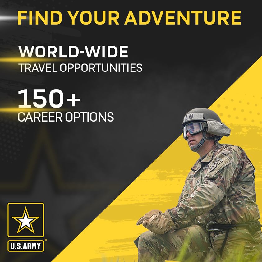 goarmyflorida's tweet photo. Should you go the traditional college route, or choose to specialize in a trade? Connect with a recruiter at https://t.co/XT059TncN9 to see where a military career can take you.
#whatsyourwarrior #Gators #TampaArmy #Joinus #c/o2021 #enlistment #WhyIServe #KnowYourMil #ArmyValue https://t.co/IZCzeHwgPp