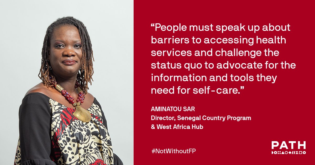 PATHtweets's tweet image. Tomorrow at @ICFP2021's #NotWithoutFP Forum, @aminatousar will facilitate “Advancing Self-Care through Policy, National Programming, and Advocacy: A Learning Exchange” to hear how others are promoting #SelfCare4SRHR. Join us! icfp2021.org/path