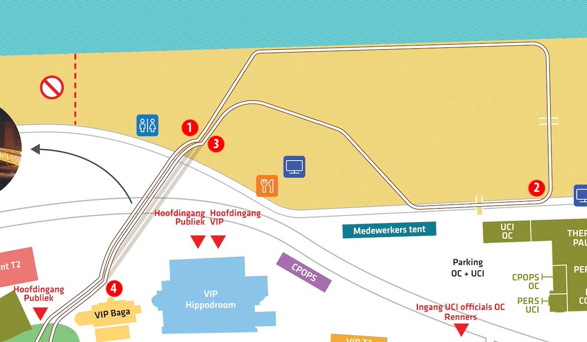 The focus in this analysis is on the most important part of the course: the beach section and the bridge.Explanation of the sections:- Beach to Boulevard = 1 to 2- Boulevard to Bridge = 2 to 3- Beach Total = 1 to 3- Bridge (up+down) = 3 to 4- Beach + Bridge = 1 to 4