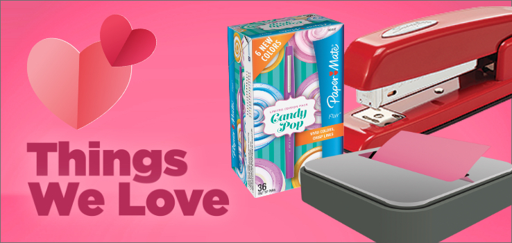 It’s no secret. We are crushing hard on these office supplies from Swingline®, Paper Mate®, Post-it® and more. fivestarofficesupply.com