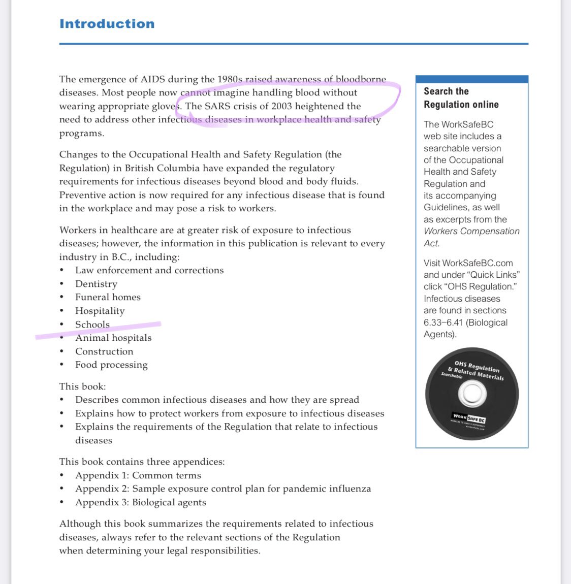 9/ Because of this acknowledgment —  @WorkSafeBC should have automatically adjusted guidance for schools when all other employers were forced to re-do their safety plans.Schools are not exempt in WorkSafe guidance for infectious disease.  #bced  https://www.worksafebc.com/en/resources/health-safety/books-guides/controlling-exposure-protecting-workers-from-infectious-disease?lang=en&direct