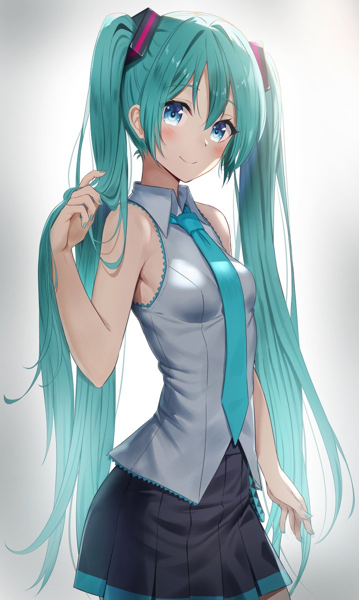 This is my official twintail day thread.We are starting off with everyone's favorite, Hatsune Miku.