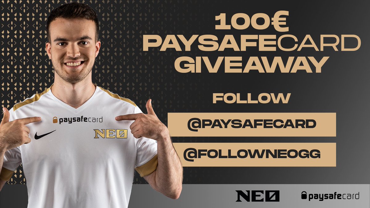 JuliusFGU's tweet photo. 100€ Paysafecard Giveaway 🔥😎
Teilnahmebedingungen:
- @FOLLOWNEOGG folgen
- @paysafecard folgen
- Tweet retweeten https://t.co/aLzJx0lOPS