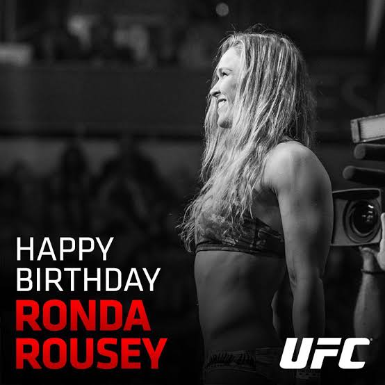  belated happy birthday to you Ronda rousey sister and may God bless you more..                