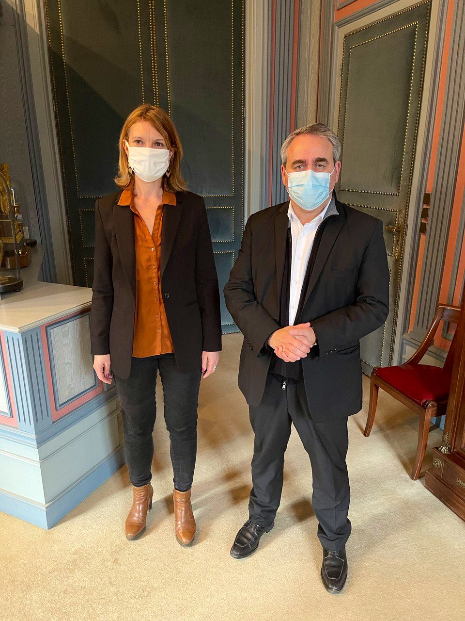 Xavier Bertrand on Twitter "Merci à Christelle Hiver, Maire de 