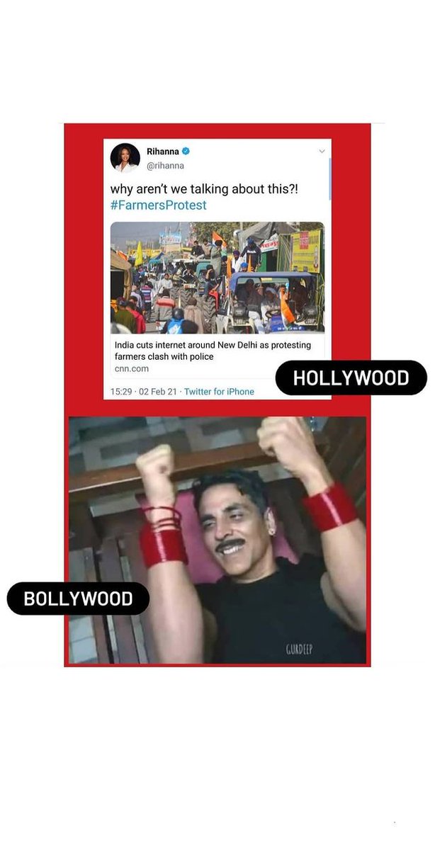GurjitDhanoa2's tweet photo. SHAME ON BOLLYWOOD 👎
#farmerprotest
#shameonindiagovt
#SHAMEONMODIGOVERNMENT
#supportd https://t.co/KdQCZjBNHx