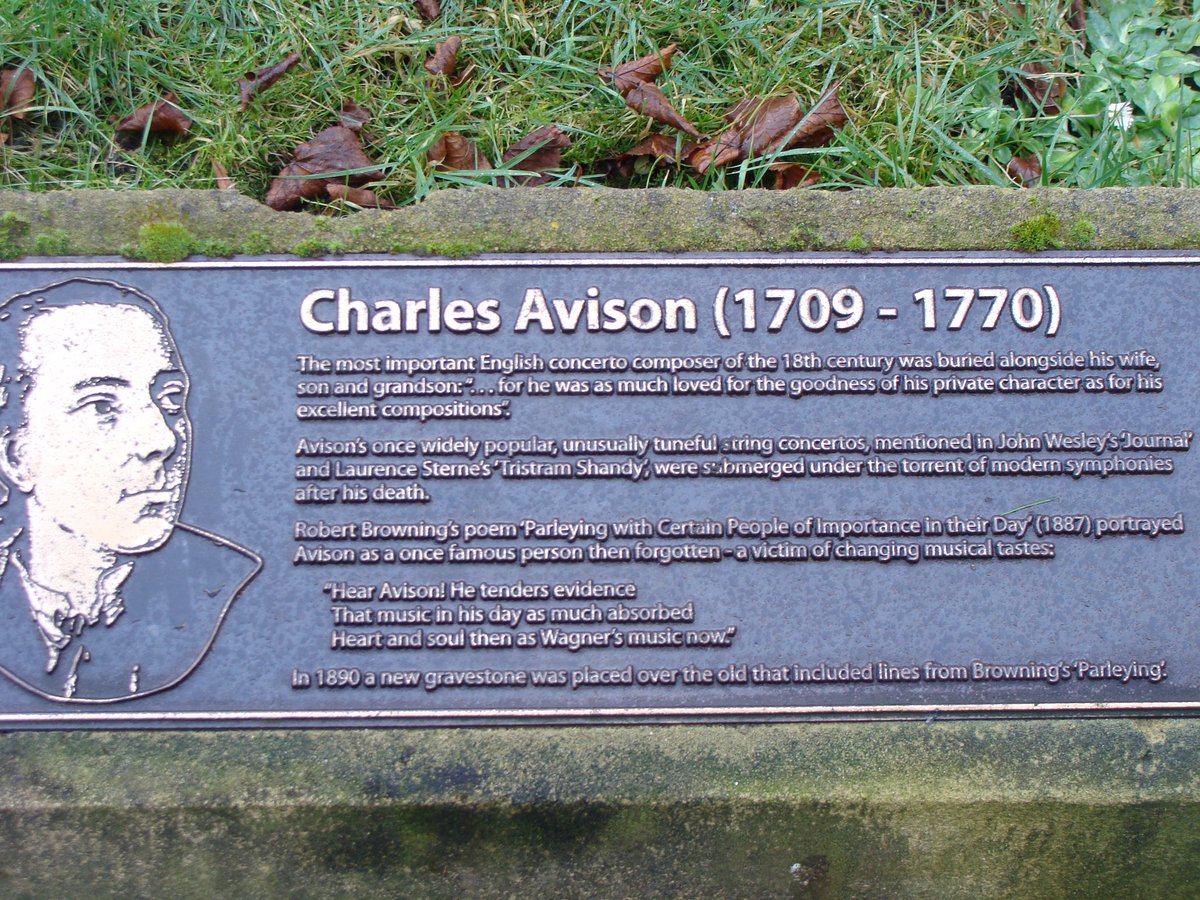 The grave of Charles Avison. As I walked back past the walls there was a new build for sale with this sign on it. It's not a common name.  @Old_LowLight  @PJDThomas  @KerryAtkin1