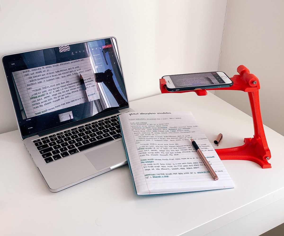 *TEAMS HACK* Did you know you can turn your phone into a visualiser through joining the Teams call using your phone? All you need is a decent smartphone camera, and also a <a href="/SnapVis/">SnapVis</a> visualiser stand snapvis.co.uk/shop/p/m3f3yay… #remotelearning