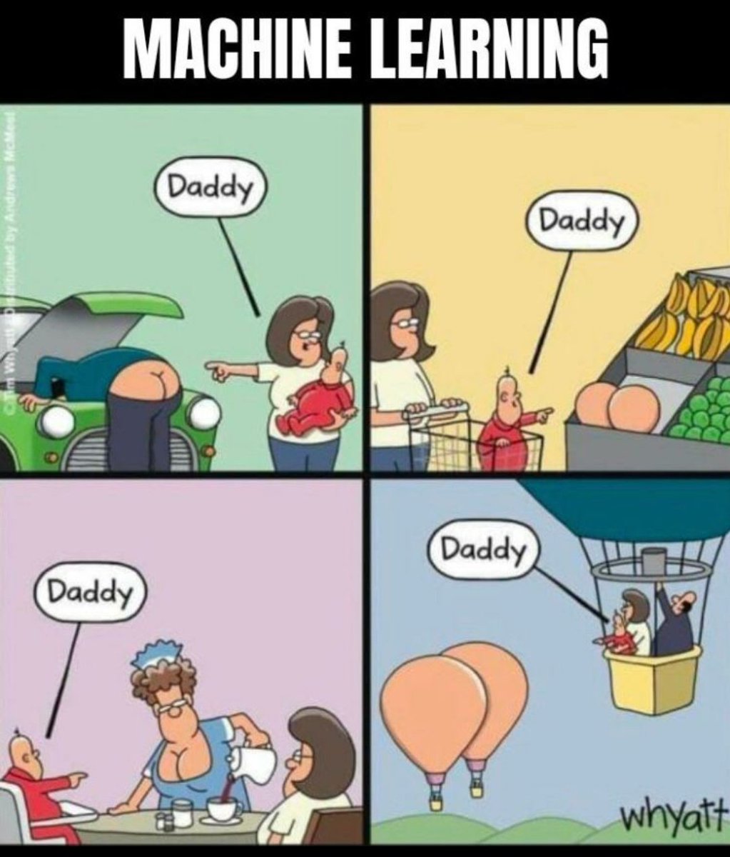 _codewithharry's tweet image. True meaning of Machine Learning 😂
#100DaysOfCode #AI #programmingmemes #learningfromhome #machinelearning