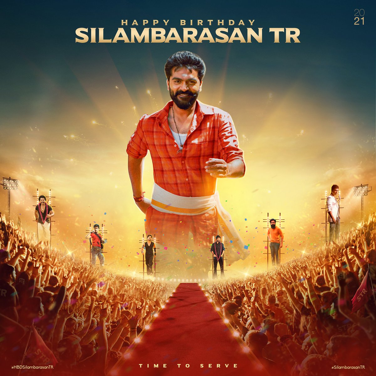 Thambiraj13's tweet photo. Here is official common DP our thalaivan @SilambarasanTR_ love u so much thalaiva โค๏ธ๐ฅฐ๐๐ฅฐ
#HBDSilambarasanTR #Maanaadu #SilambarasanTR #pathuthalafirstlook https://t.co/JNnJPELNCH