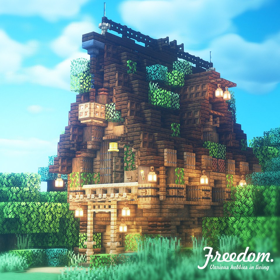 Twitter 上的 Freedom Plain House Minecraft Minecraftbuild Minecraftart House マインクラフト マイクラ Base 建築 Minecraft建築コミュ Architecture バニラ建築学部 T Co 3aa4upyu Twitter