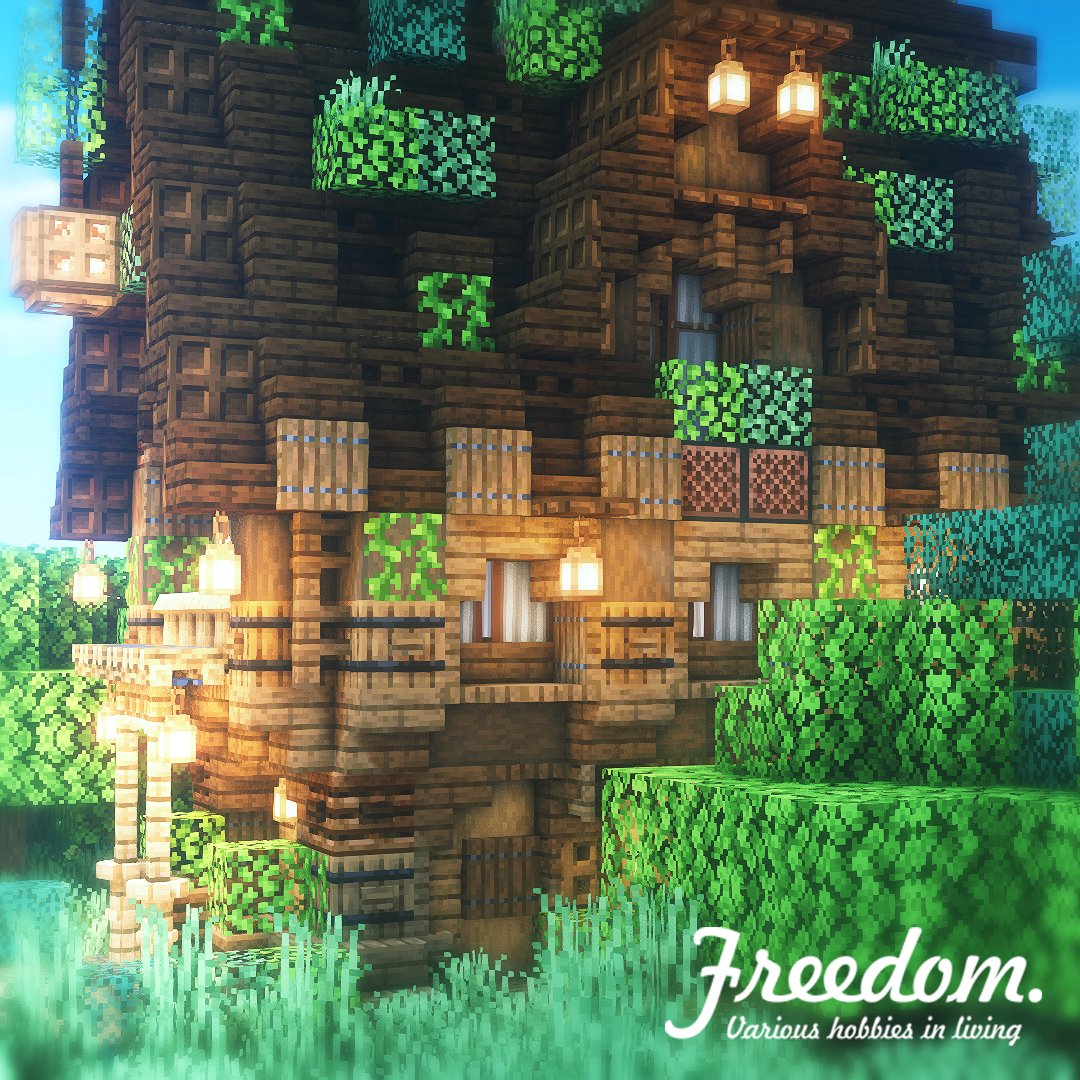 Freedom87792578's tweet photo. Plain house

#Minecraft  #minecraftbuild #minecraftart #house #マインクラフト #マイクラ #base #建築 #minecraft建築コミュ #architecture #バニラ建築学部 https://t.co/3aa4upY89u