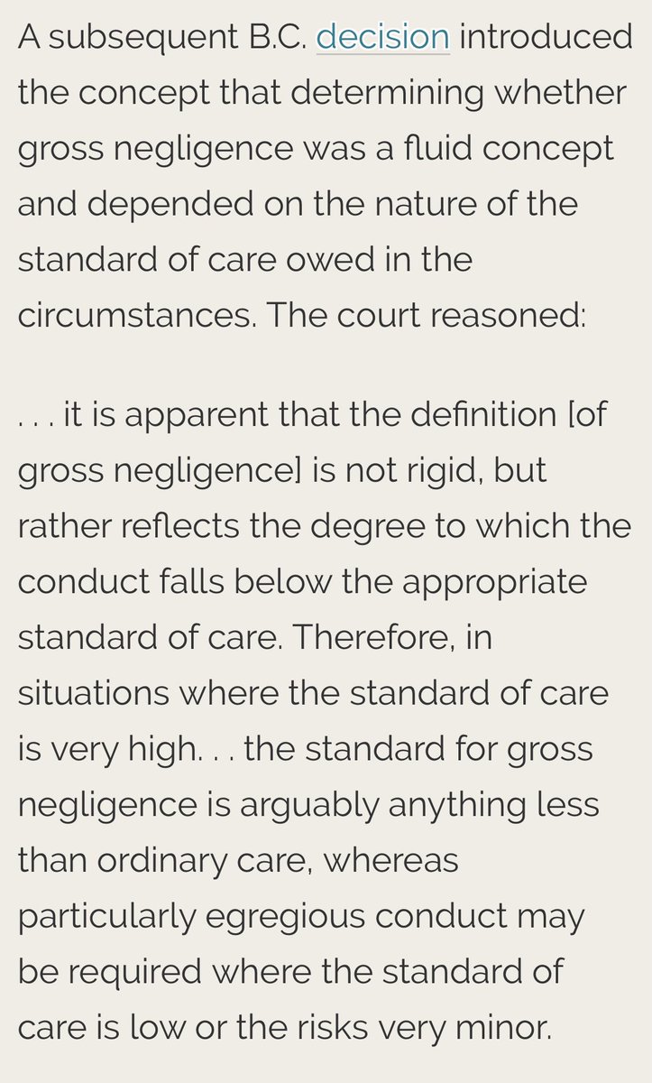 11/ So how does this relate to negligence? Let’s look at the definition and case law. 