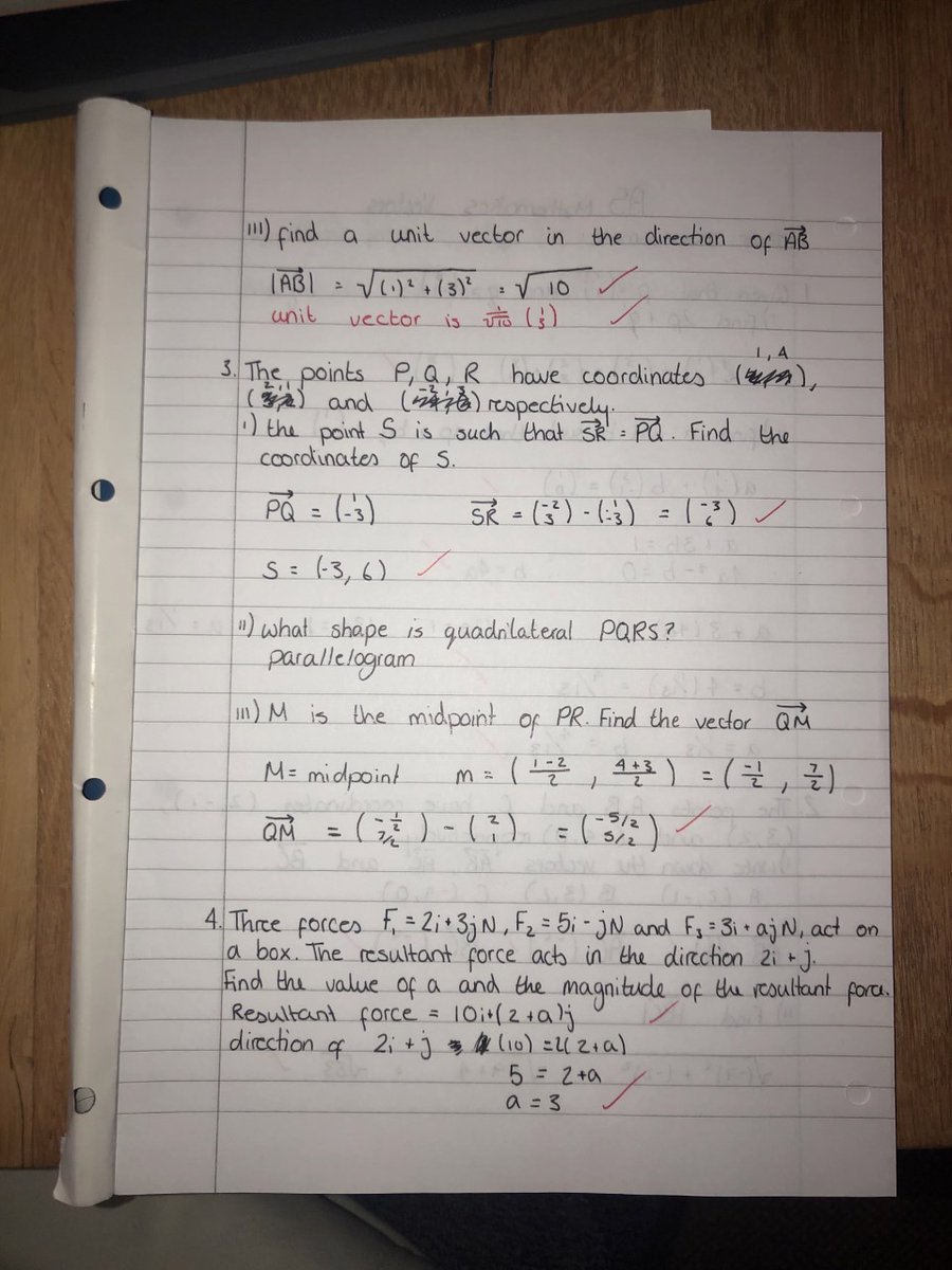 CharnwoodMaths's tweet photo. Fabulous work from Eve in year 12 @CharnwoodColl today, practice exam style vector questions @CharnwoodSixth https://t.co/eiwVkzxTZQ