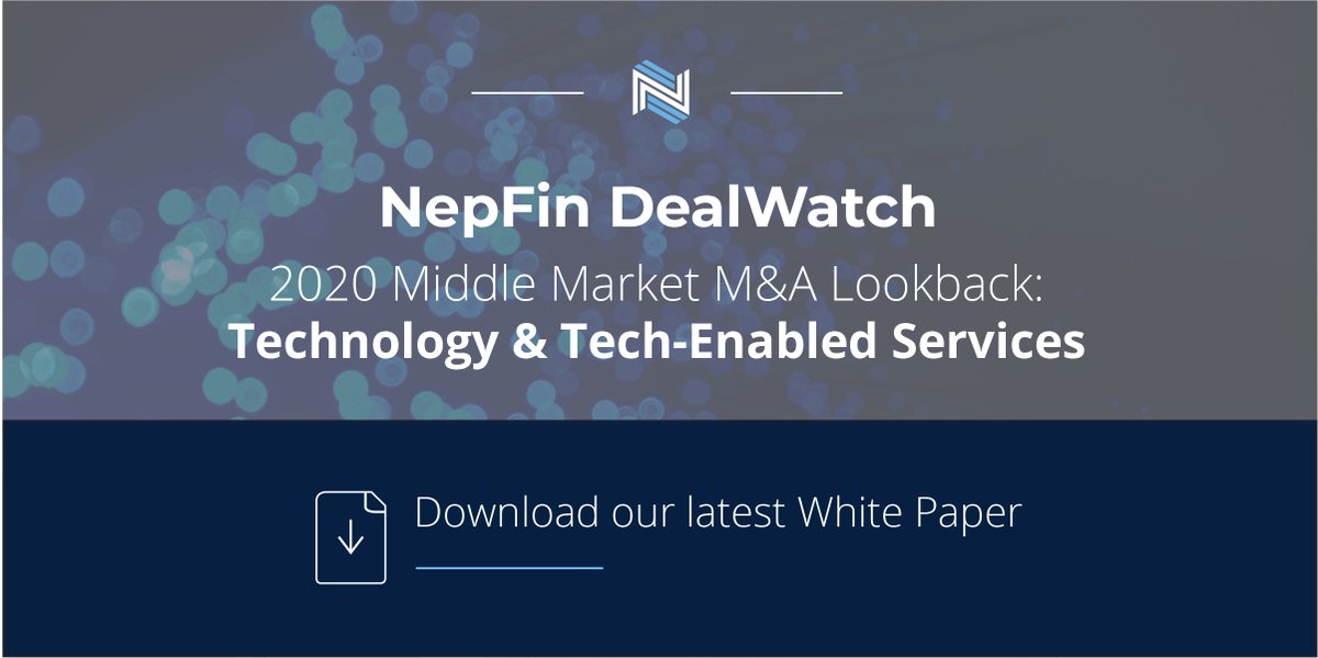 NepFin's tweet photo. Coming into the New Year, we wanted to share some of the year-end insights we’ve collected in NepFin DealWatch, the definitive source for U.S. Middle Market private equity deal data.

https://t.co/w85GNf9f3x https://t.co/3ulOdCXql0