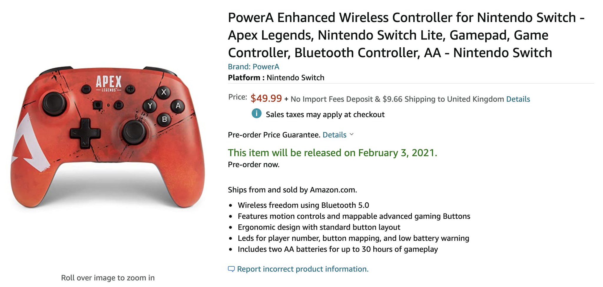 Apex Legends News An Officially Licensed Apex Legends Nintendo Switch Controller Is Releasing Tomorrow Still No Official Announcement Yet Soon T Co 31hg2tvw1z Apex Legends News An Officially Licensed Apex Legends Nintendo Switch Controller Is Releasing Tomorrow Still No Official Announcement Yet Soon T Co 31hg2tvw1z