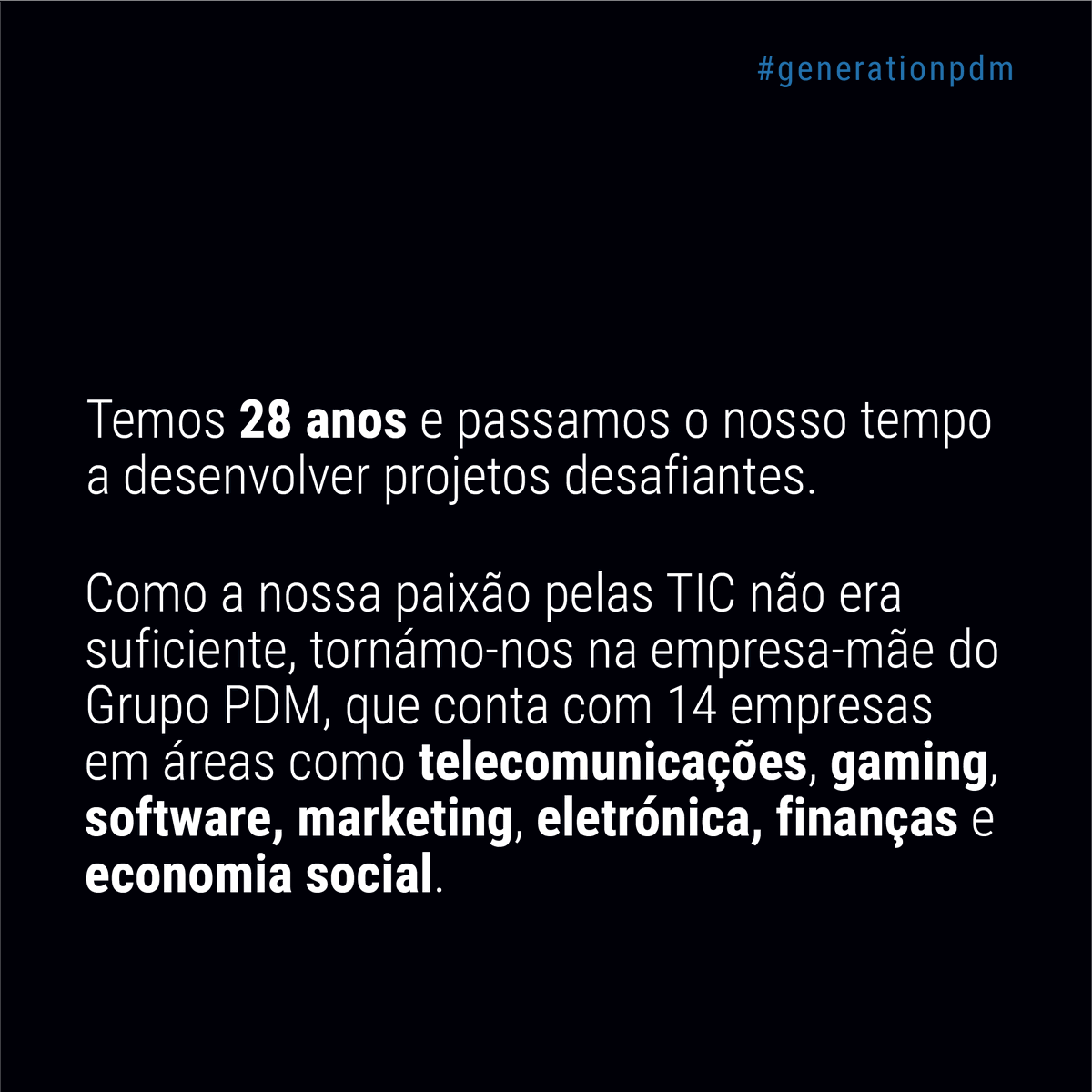 PDMFC's tweet photo. 👋 Queres iniciar o teu percurso profissional ou ingressar numa empresa sólida no mercado de #IT, com um #knowhow de 28 anos a desafiar a inovação? 🤖
👉 Envia o teu #CV atualizado para recruitment@pdmfc.com e vem fazer parte da #generationpdm!
#overview https://t.co/cqoKDIhbIw