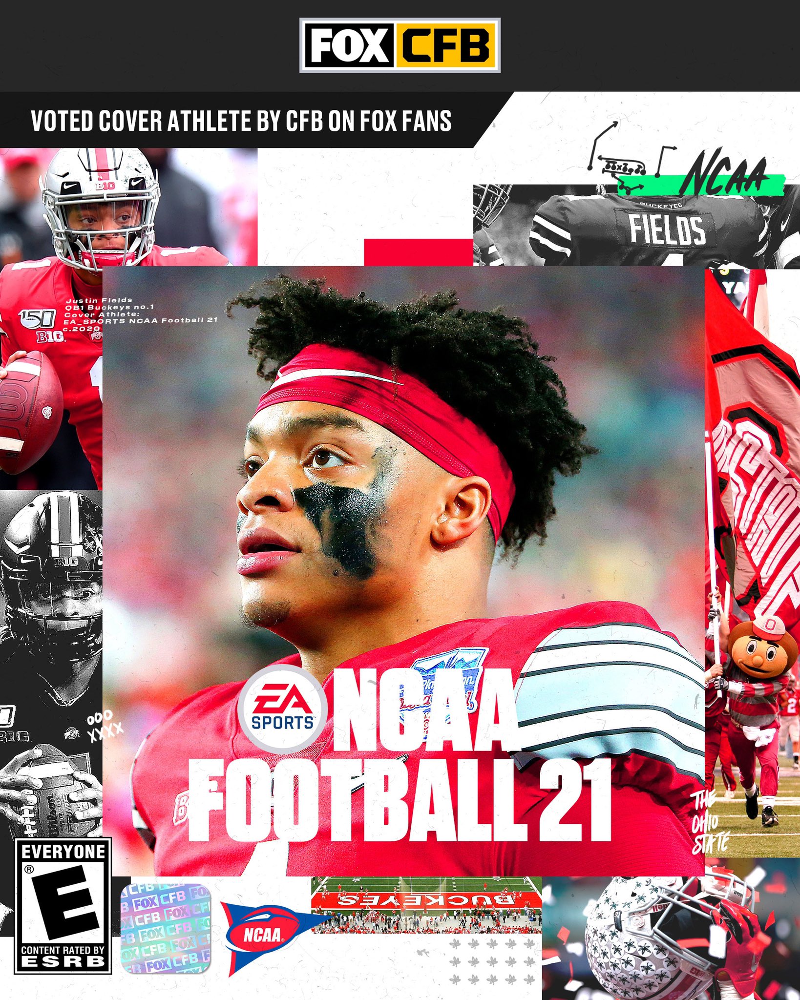 Fox College Football Back In August Cfb On Fox Fans Voted Justnfields As The Ncaa Football 21 Cover Athlete Which Player Do You Want To See On The Cover When