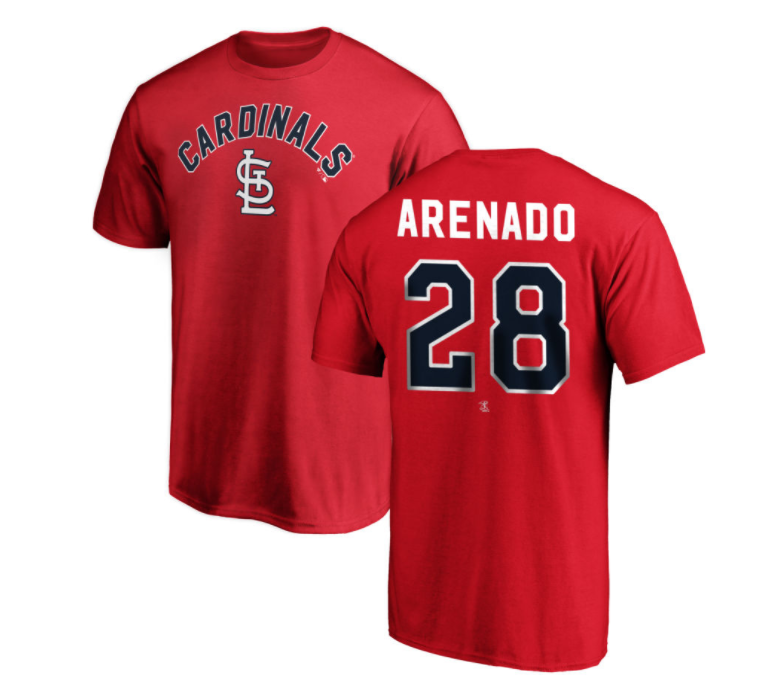 CardsNation13's tweet photo. Welcome to the Cardinals Nolan Arenado! Time for a giveaway! Retweet and follow this tweet for a chance to win a Nolan Arenado shirsey! Winner announced Friday. https://t.co/GEeiJKQwB0