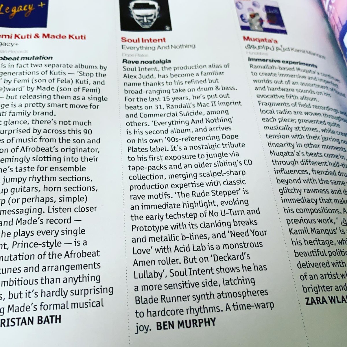 Soulintentdnb's tweet photo. Absolutely made up to see my album reviewed in the Feb issue of @DJmag 🤩🥳🥰 https://t.co/OHjCMDWDRn