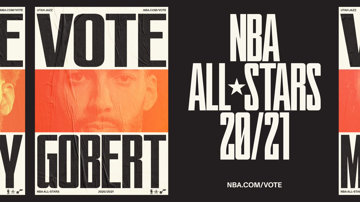 utahjazz's tweet image. Your vote counts double today!

1 RT = 2 votes ⭐️

#RudyGobert x #NBAAllStar