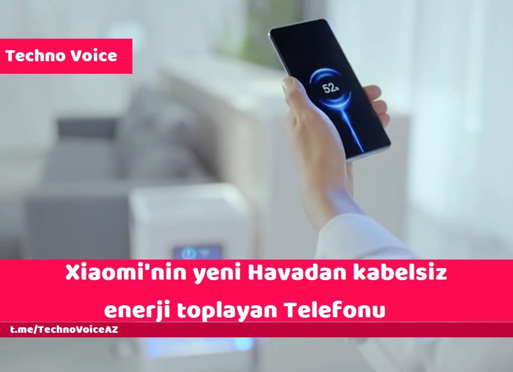 technovoiceaz's tweet photo. 🔋📱Yaxın günlərdə Xiaomi havadan şarj texnologiyasını təqdim etdi; Otağa daxil olan anda cihazınız 5W gücü ilə enerji yığır.

🌐 Telegram - https://t.co/HLWScPxydJ https://t.co/DrcGwg51CN