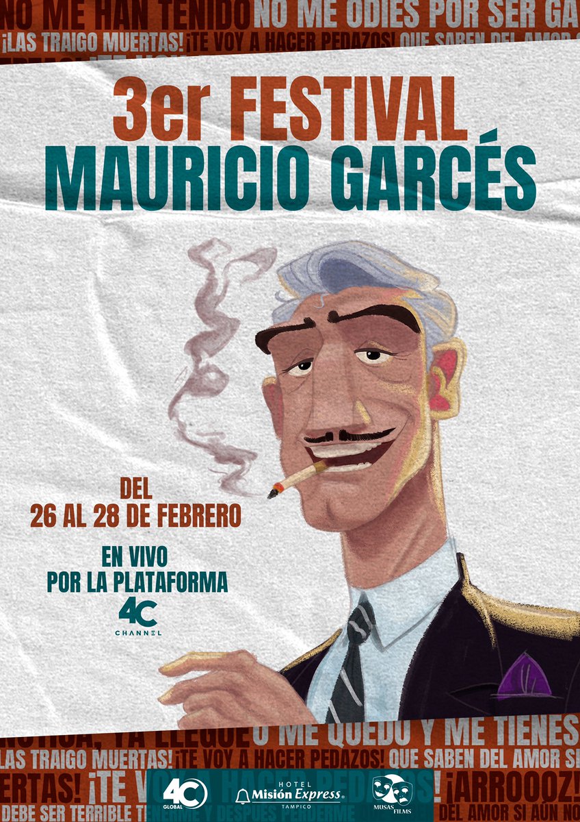 #FMG | En <a href="/4CGlobalMX/">4C Global</a> nos complace anunciar que <a href="/4CStudioMX/">4C Studio</a> producirá el 3er Festival Mauricio Garcés que se transmitirá a través de nuestra plataforma.

¡Estén pendientes de la cartelera!

#Arroz #Tampico #ZonaSur