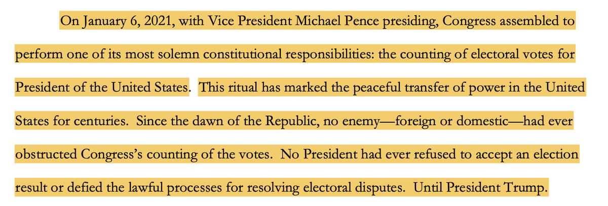 The peaceful transfer of power is essential when your country has a stack of nukes as big as ours.Nobody's ever attacked that ritual like Trump just did, with help from the GOP.