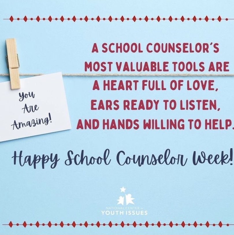 Ms_LEstrada's tweet photo. Celebrating Counselors Week🌷🎉🌷🎉🎉🎉🎉🌷🌷 https://t.co/rcMK0ROvbY