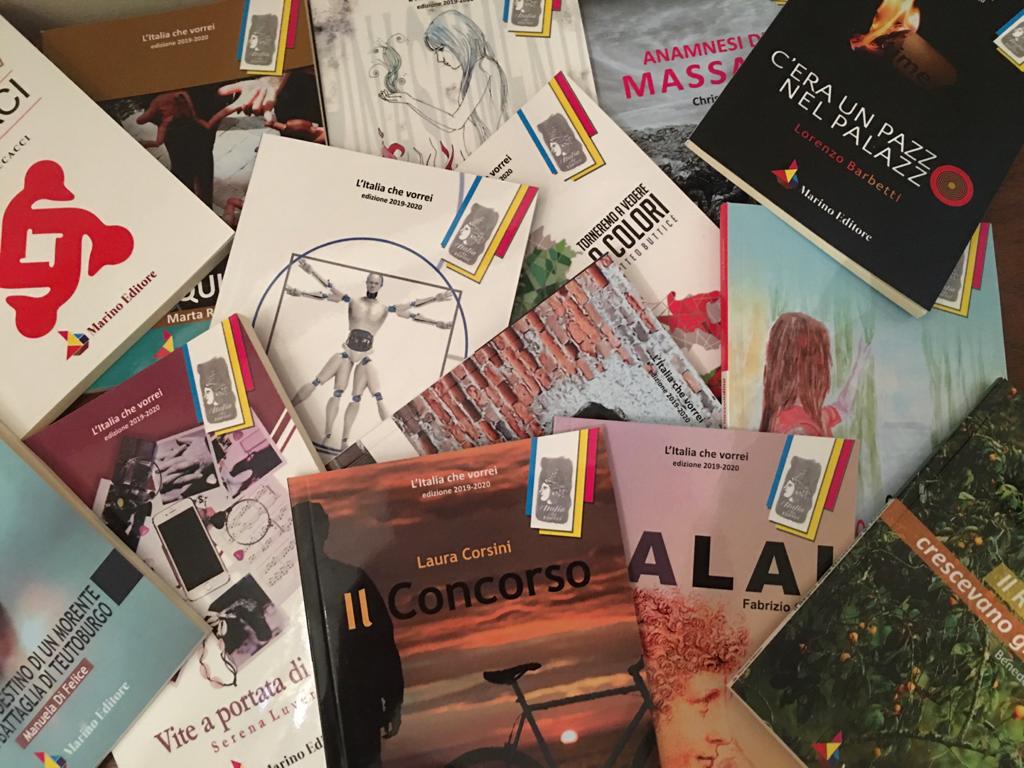 MarinoEditore's tweet photo. Pubblicati i #libri partecipanti alla terza edizione del #concorso "L'Italia che vorrei". 
Potrete acquistarli in formato cartaceo sul nostro sito
https://t.co/TFNQikCfXp
•
"Vogliamo che su ogni comodino, la sera, ci sia un libro ad aspettare i nostri #lettori." https://t.co/gLhEmrwuVi