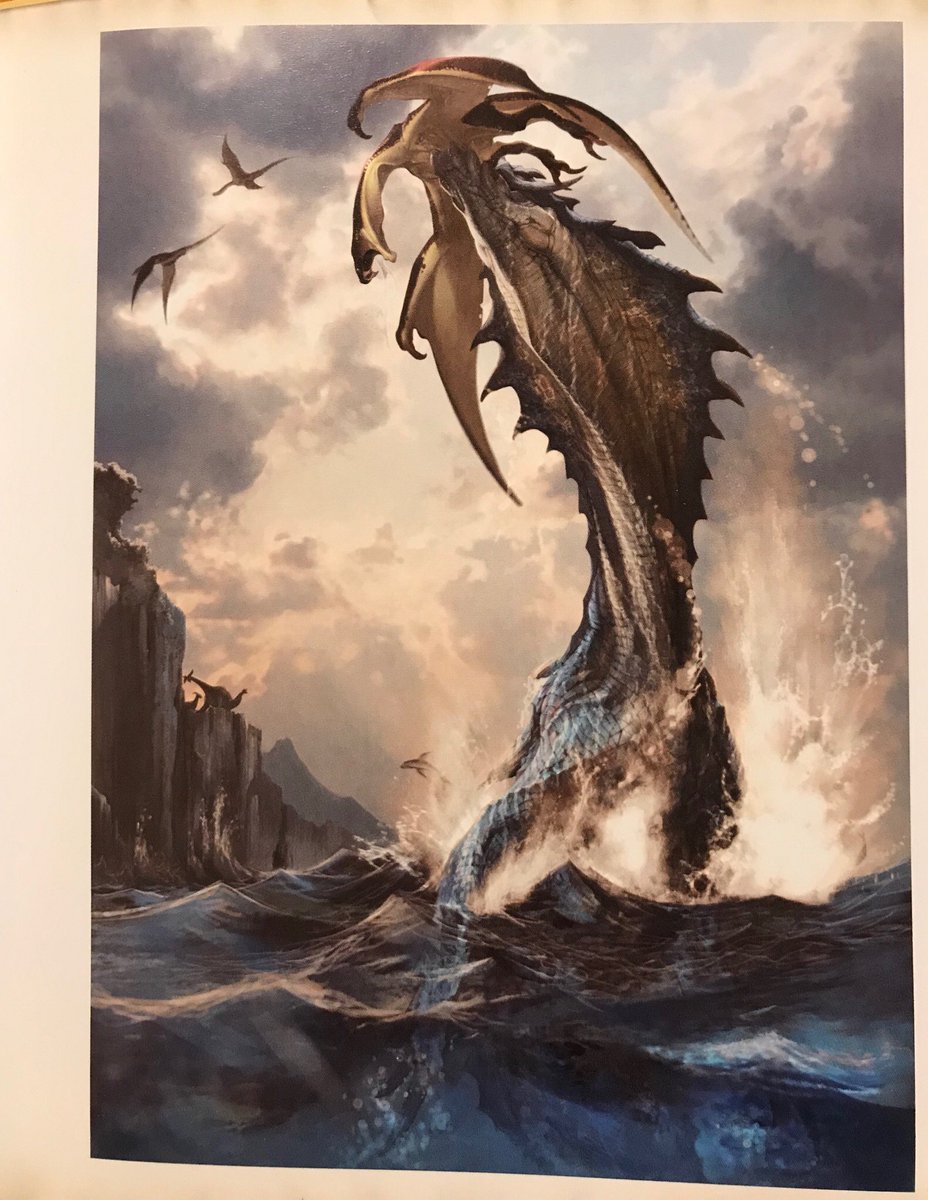 Carnivorous in nature, Lagiacrus is known to primarily prey on fish and aquatic wyverns like Epioth. It has also been seen preying on airborne species as well as some land-based creatures like Aptonoth.