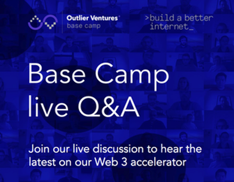 oviohq's tweet photo. This Thursday @jamie247 @ana_yanakieva @shiftyhorse are going live to answer any questions you have about our Base Camp program. 

Come join us for a session and speak directly with the team behind The Web 3 Accelerator.

https://t.co/xQxCl6am8p by @crowdcst

#defi #NFTs https://t.co/JzUN6jRdee