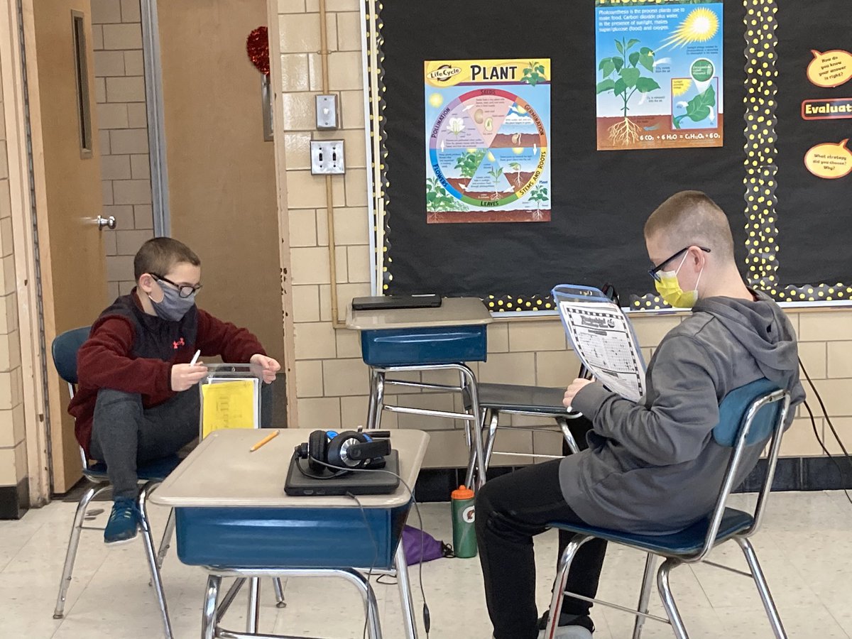 HAYSchoolNorton's tweet image. Mrs. Almeida’s and Mrs. Bruno’s 5th Grade Math students practicing their skills through old fashioned math games while the internet was down. #NoInternetNoProblem @MaryAnnAlmeida4 #HAYNation