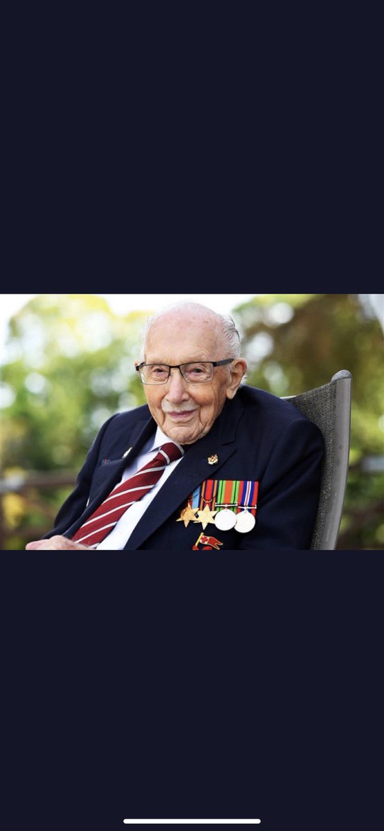 no_3714's tweet photo. We send our deepest sympathy’s to Sir Captain Tom Moore’s family at the dark hour. Your service is complete and we thank you for the time and sacrifice you have served, sir. #CaptainTom https://t.co/U10LIFc7zf
