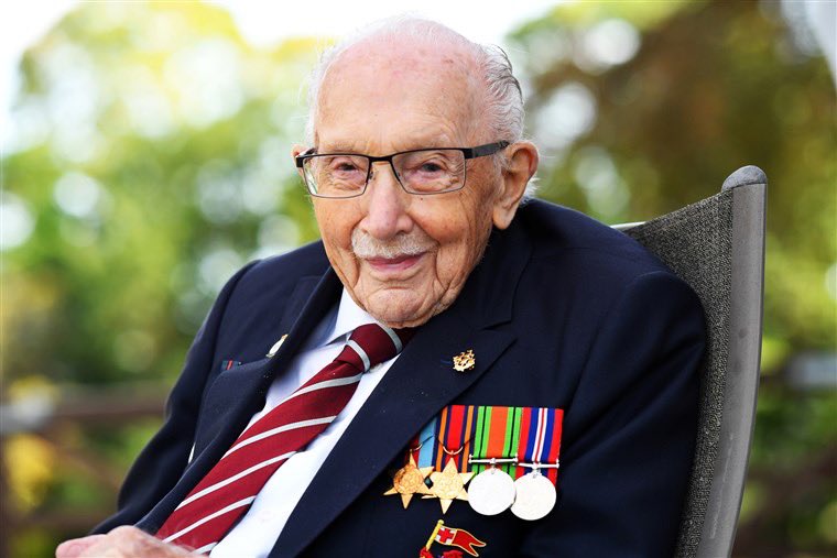 An inspiration and true hero. Rest in peace Captain Sir Tom Moore