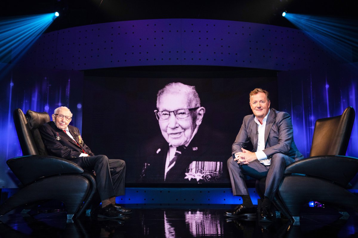Thank you to Captain Sir Tom Moore for everything you did for the nation and our NHS. 

Another chance to see his Life Stories interview with Piers Morgan is on <a href="/ITV/">ITV</a> tonight at 10:45pm.